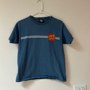 Blue size youth large in boys, Santa Cruz T-shirt